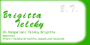brigitta teleky business card
